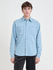 Quito Shirt Mullins Denim Indigo Light