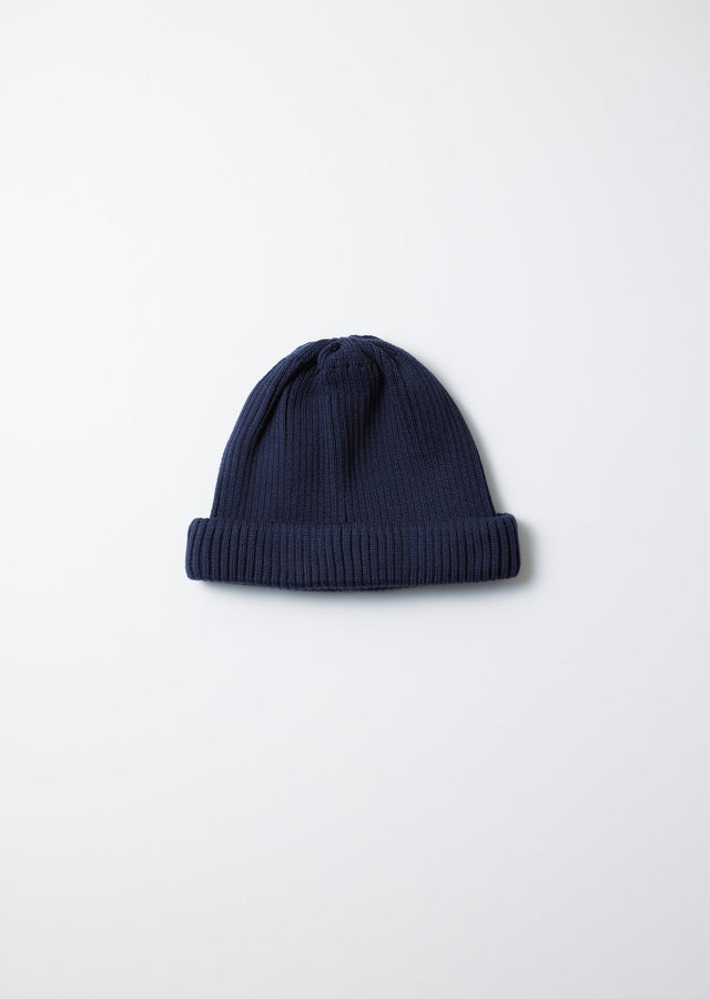 ROTOTO - Cotton Roll Up Hat - Navy Blue