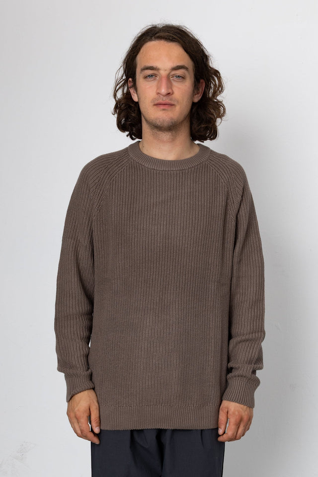 Hayley Raglan Crew - Mushroom