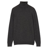 Charcoal Merino Roll Neck