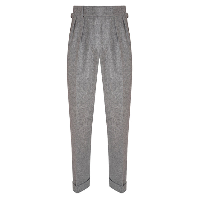 Silver Flannel Heritage Trousers