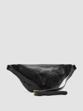 RARE 28 - Black Leather Waist Belt