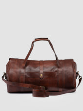RARE 048 - Brown Leather Weekender