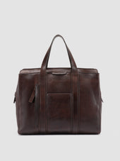 RARE 049 - Brown Leather Briefcase
