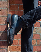 Iron Heart Int'l x Wesco® 7" Toe Cap Boot - The "Guildsman" - Black Tie Domain