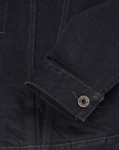 14oz Selvedge Denim Modified Type III Jacket - Indigo Overdyed Black