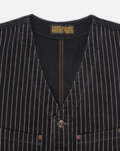 12oz Wabash/Duck Work Vest - Black/Black