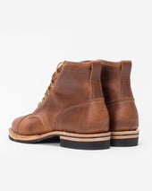 Iron Heart Int'l x Wesco® 7" Toe Cap Boot - The "Guildsman" - British Tan Domain