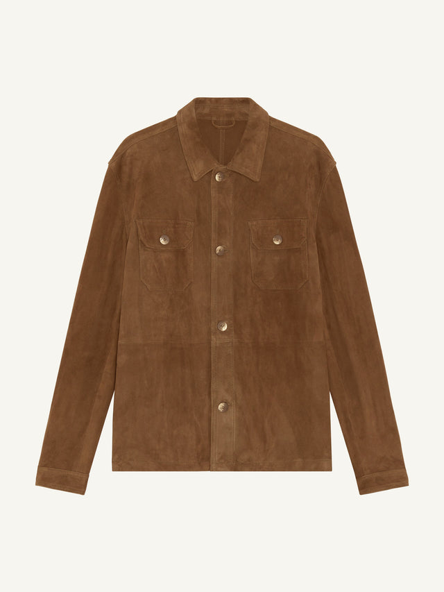 RAVI SUEDE OVERSHIRT