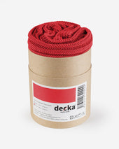 Decka Cased Heavyweight Plain Socks - Red