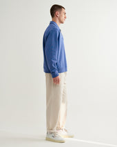Reeve Loopback Organic Cotton Collared Sweatshirt