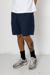 Relaxed Assembly Short Cotton Linen