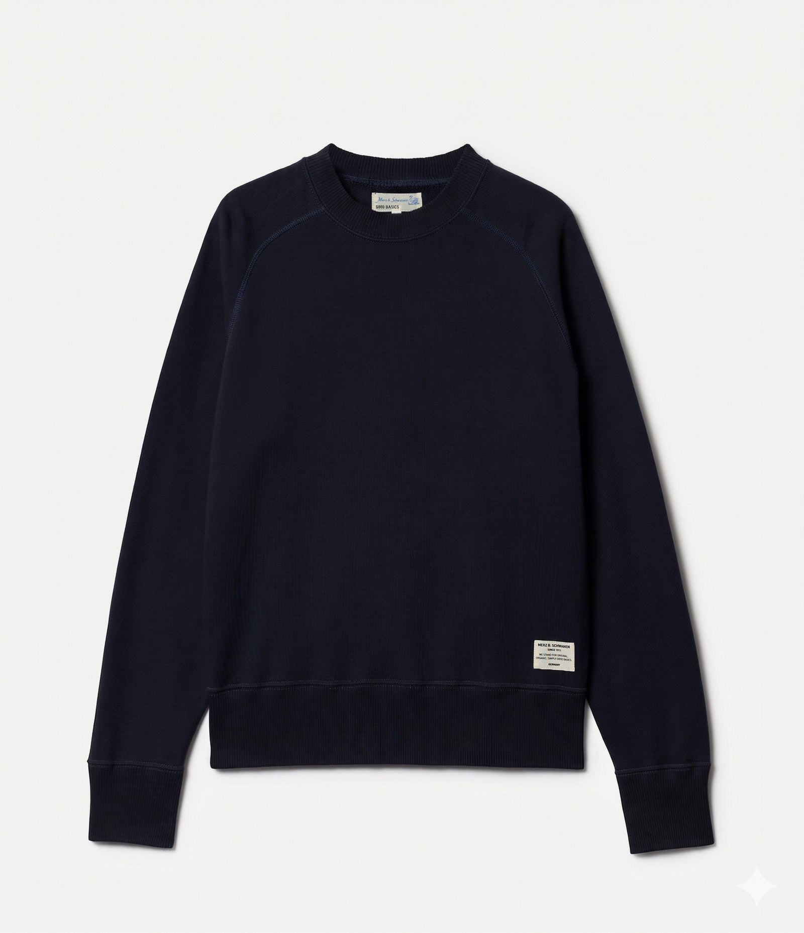 Retro Fleece Raglan Cotton Sweatshirt