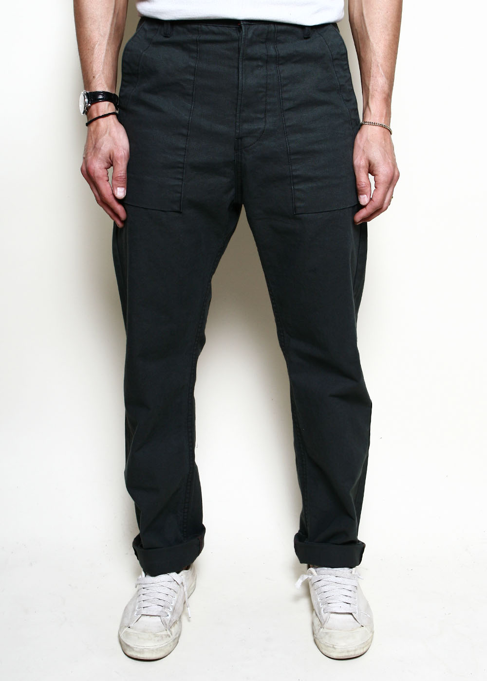 Fatigue Pants Dyed Canvas Ash