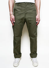 Fatigue Pants // Olive Herringbone