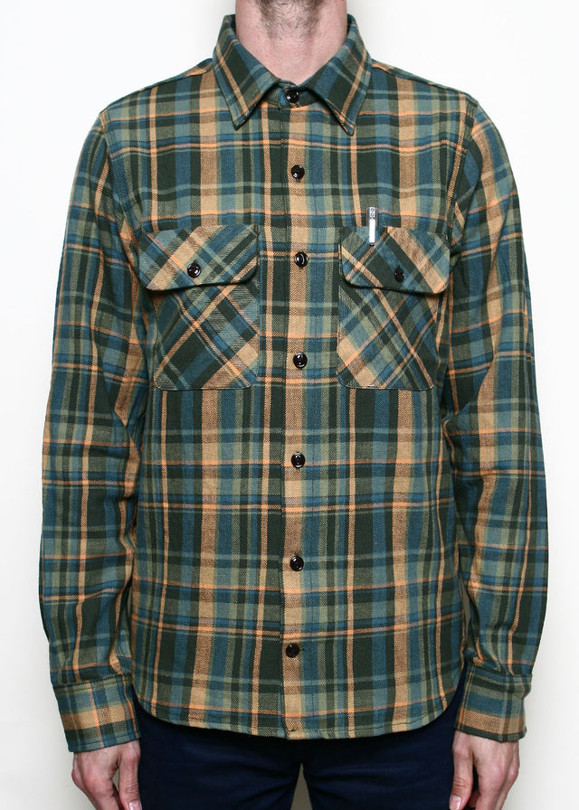 Field Shirt // Forest Slub Plaid