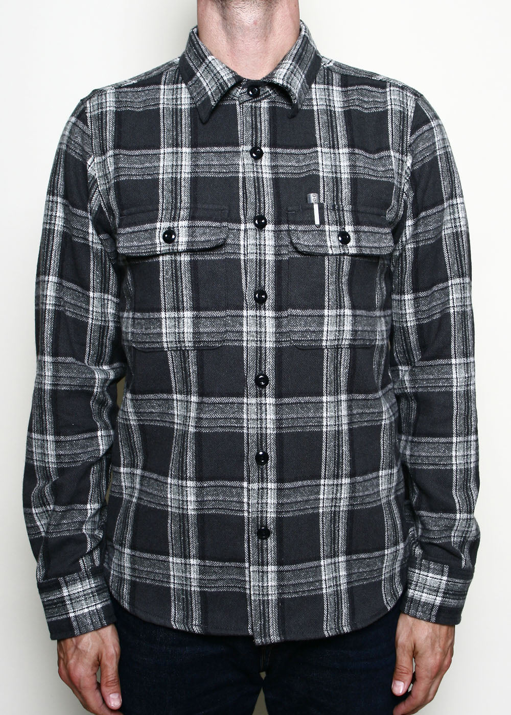Field Shirt // Grey Plaid Flannel
