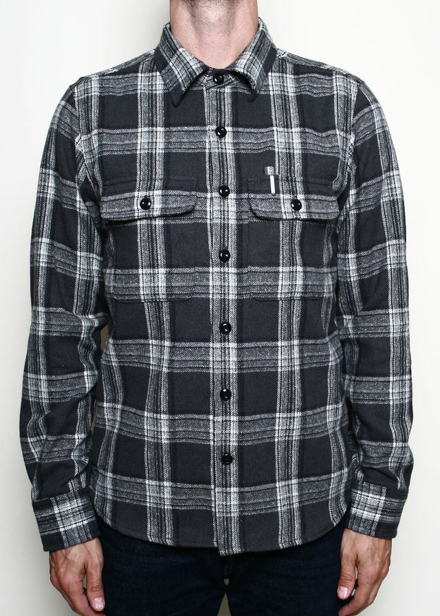 Field Shirt // Grey Plaid Flannel