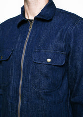 Field Jacket Knit Denim