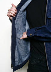 Field Jacket Knit Denim