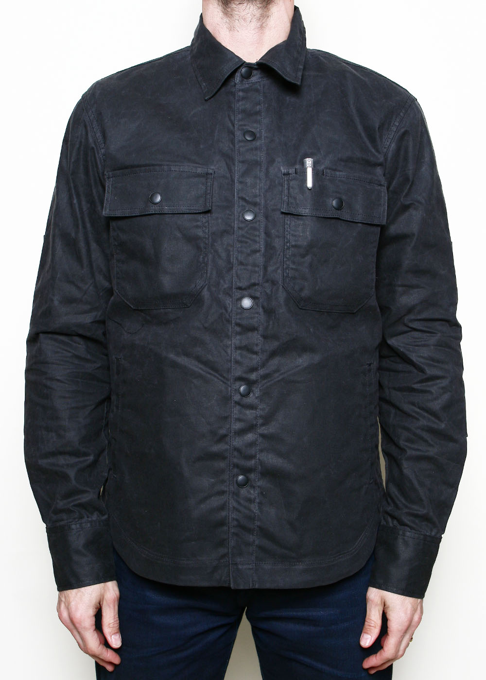 Patrol Shirt Grey Waxed Canvas