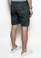 Fatigue Shorts Tiger Camo Green