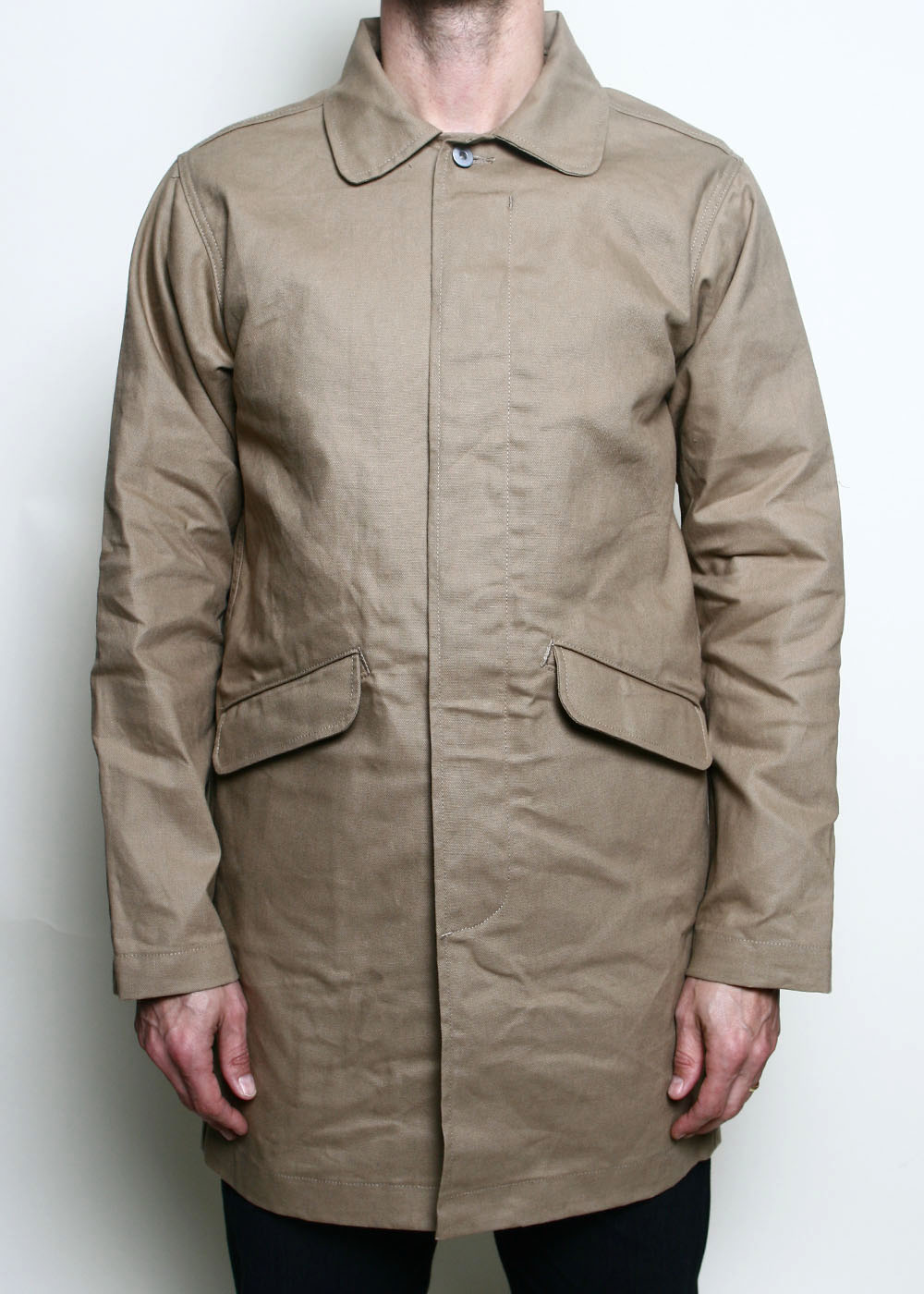 Trench Coat Dry Wax Canvas