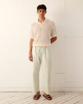 Rickrack Pajama Pants Green