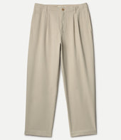 Pleated Twill Pants