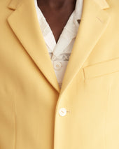 Riding Twill Suit Jacket - Yellow