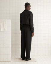 Riding Twill Trousers - Black