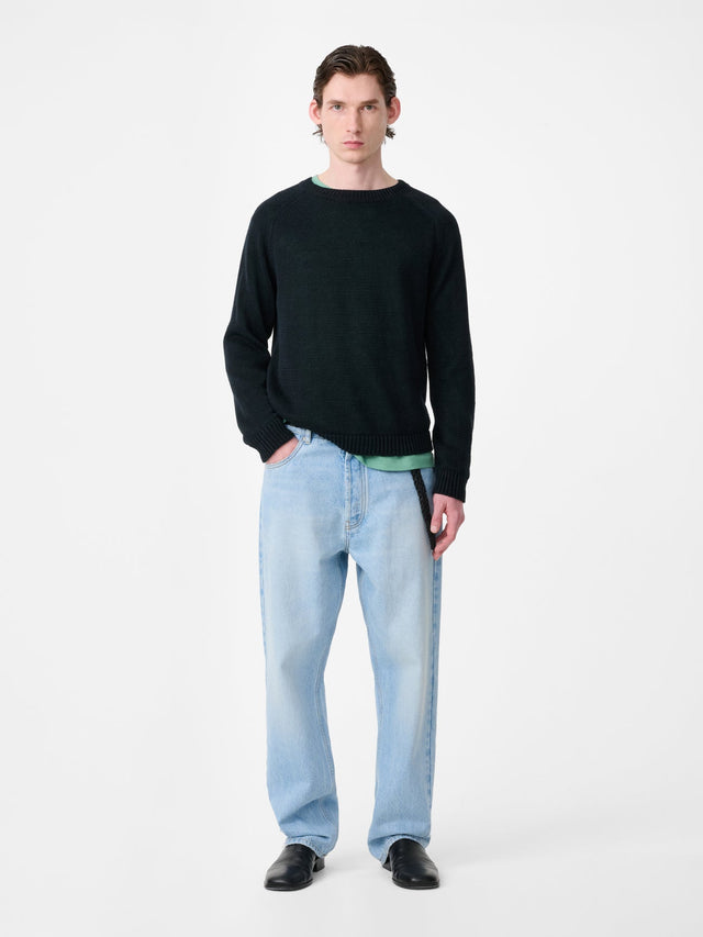 Riso Denim Pant in Bleached Wash