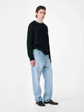 Riso Straight Leg Pant In Bleached Wash