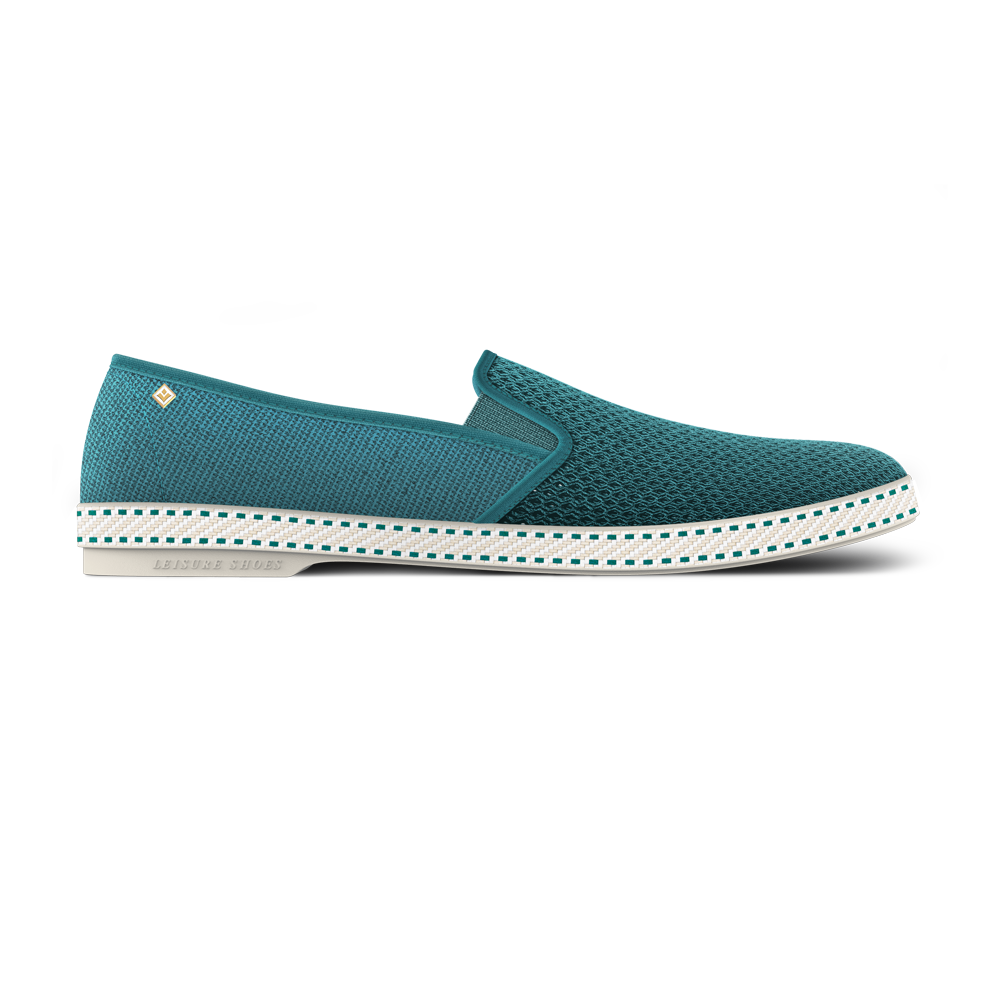 Classic Toile & Filet Aqua