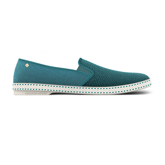 Classic Toile & Filet Aqua