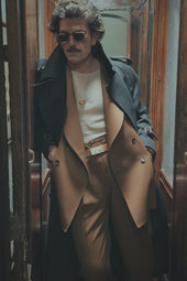 Gustavo Trousers In Wool Drill