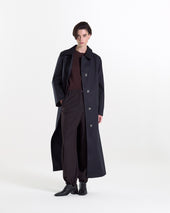 Long Rubberised Raincoat