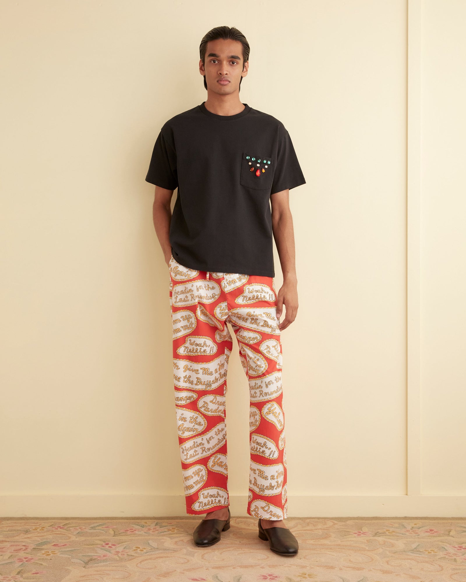 Rodeo Slogans Pajama Pants