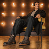 The Rome Boot In Croco