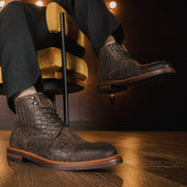 The Rome Boot In Croco