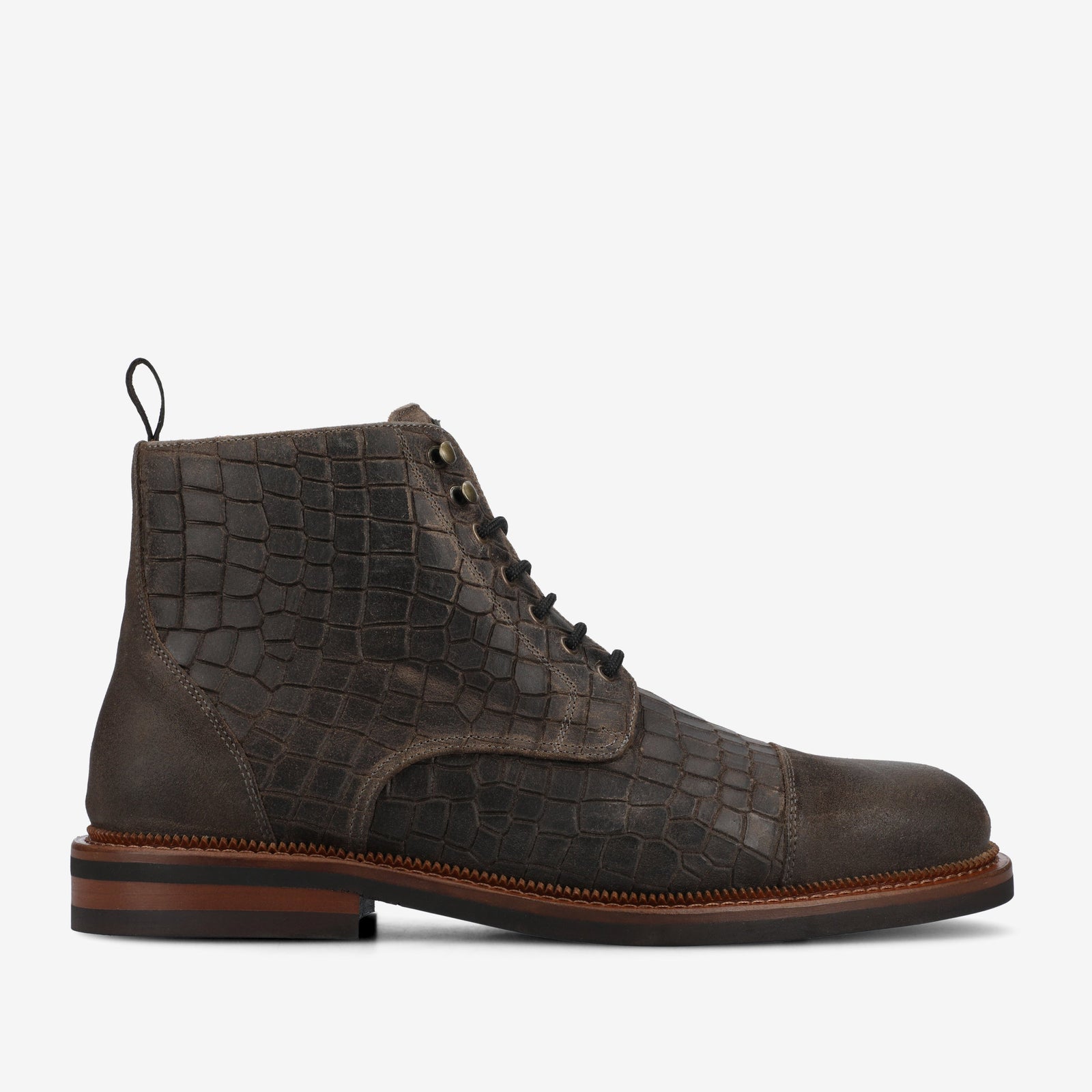 The Rome Boot In Croco