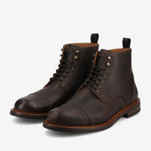 The Rome Boot In Dark Brown