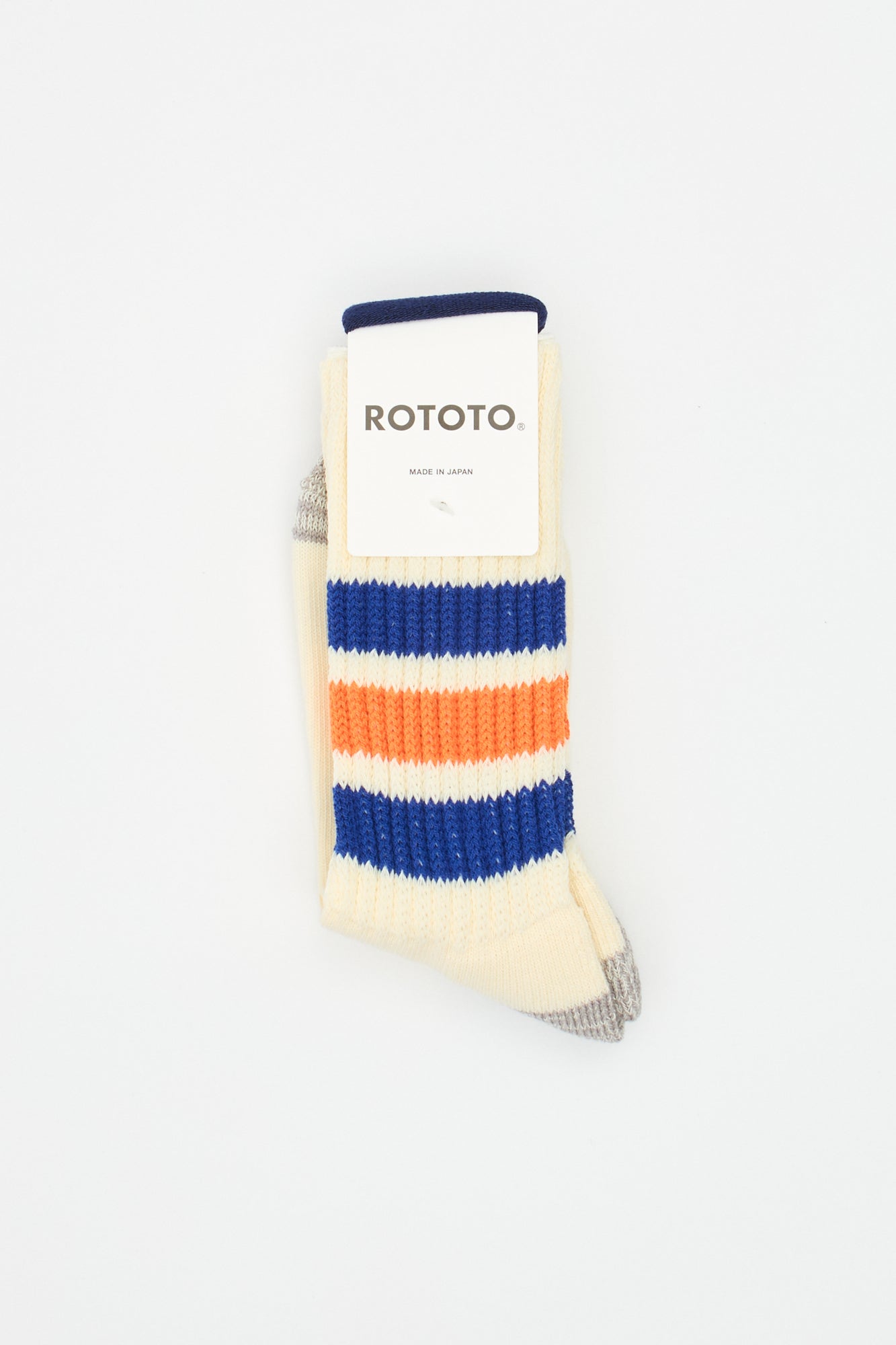Coarse Ribbed Oldschool Crew Orange