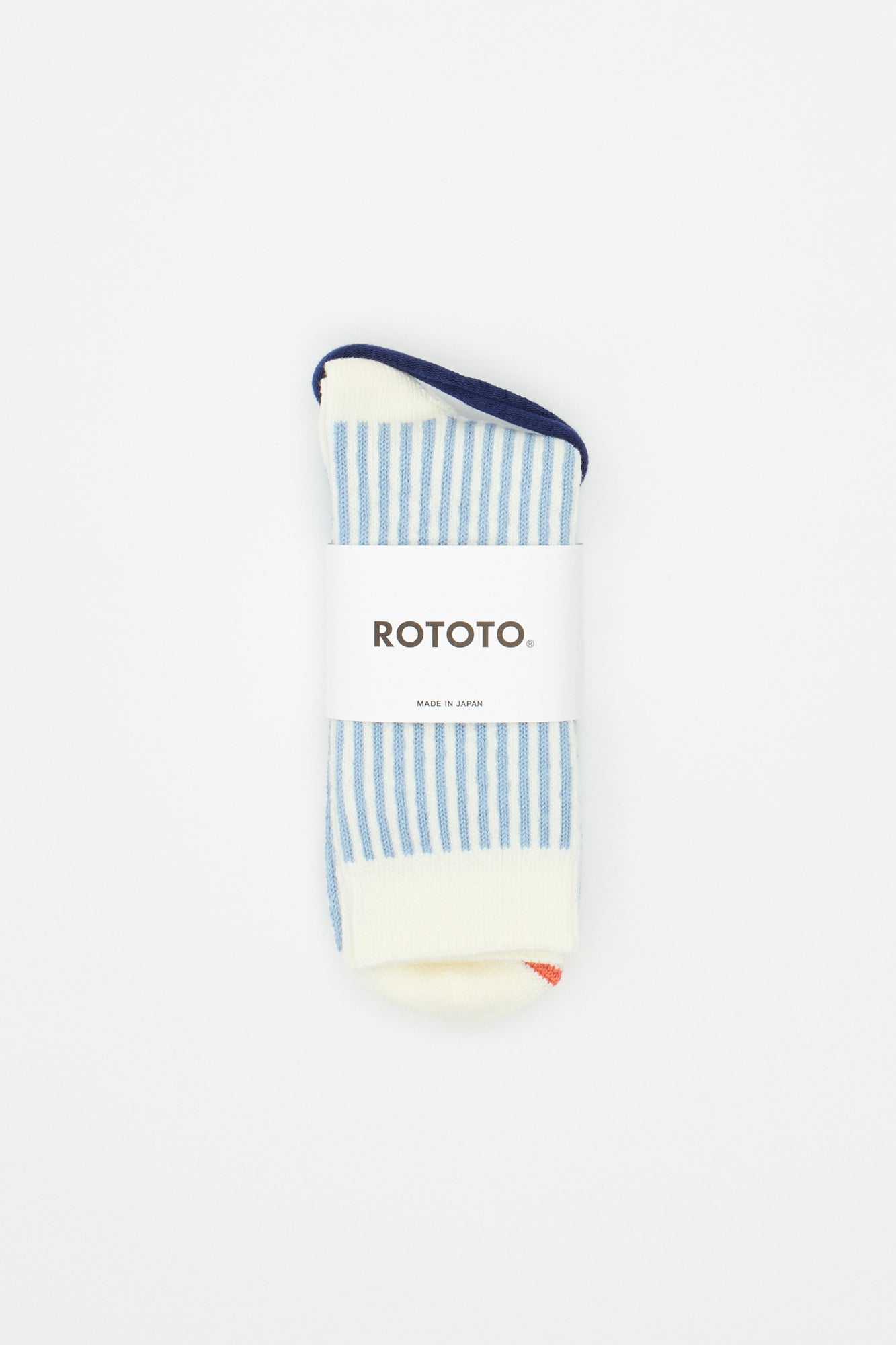 Vertical Stripe Socks Blue