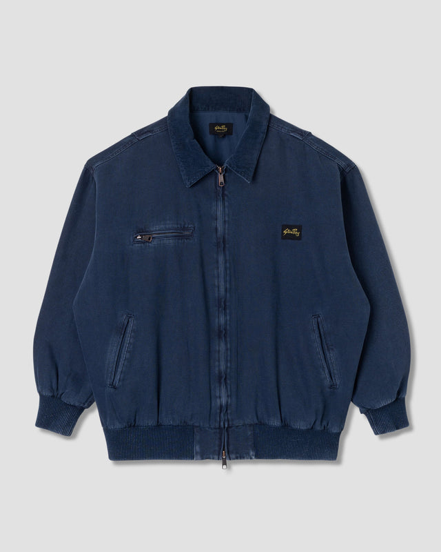 Roughneck Collared Bomber (Washed Navy)