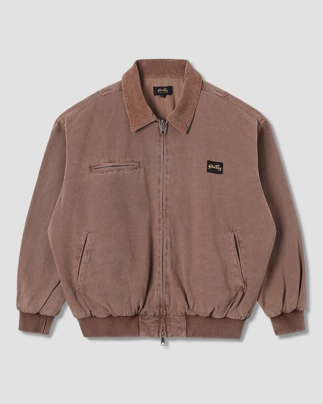 Roughneck Collared Bomber (Washed Acorn)