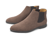 Rover Boots In Deep Glove Suede Dark Sole