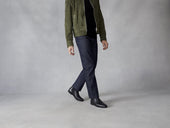 Rover Boots In Grain Calf With Shearling Lining