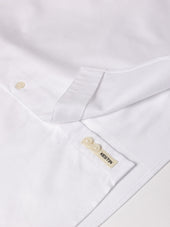 Dirleton Shirt in White Cotton Oxford