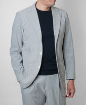 Lightweight Wool Seersucker Jacket